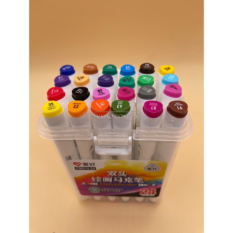 Набор двухсторонних Sketch Marker AH-PM514-24