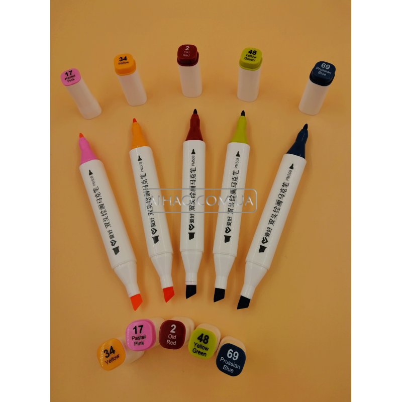 Набор двухсторонних Sketch Marker AH-PM508-12