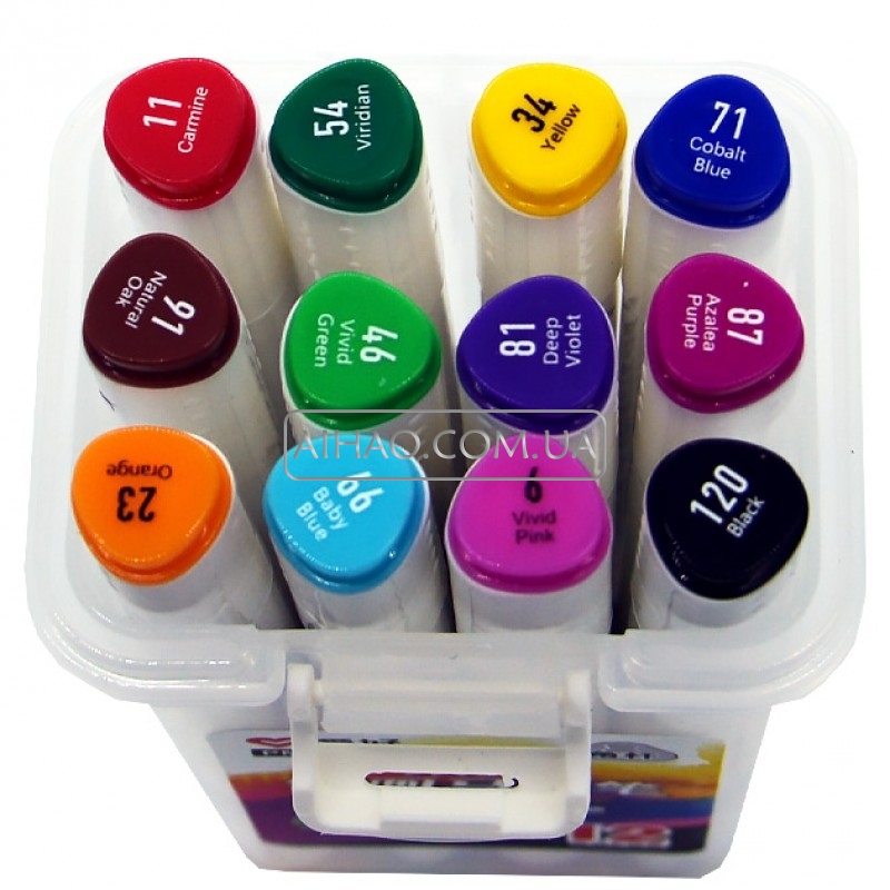 Набор двухсторонних Sketch Marker AH-PM514-12
