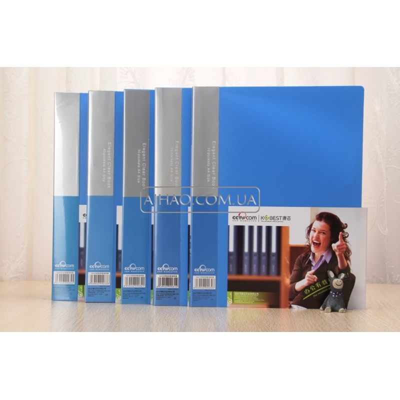 Папка на пружине А4 для документов. Kobest B3503E