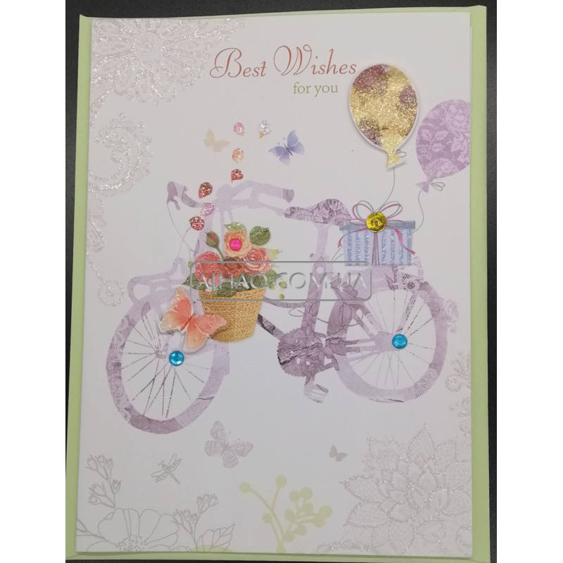 Открытка с конвертом WISH-A1602