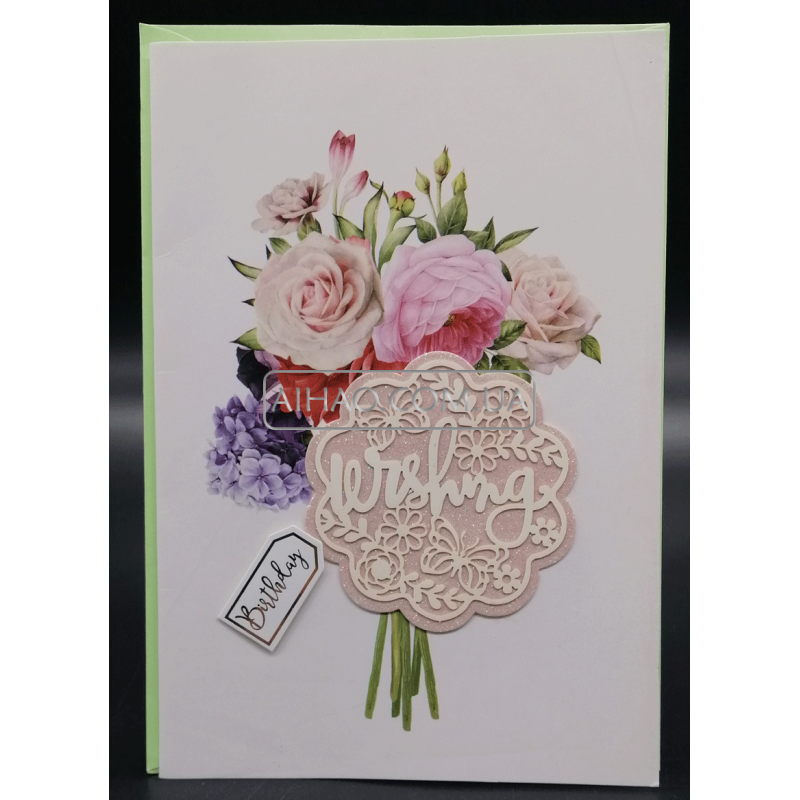 Открытка с конвертом WISH-A1805