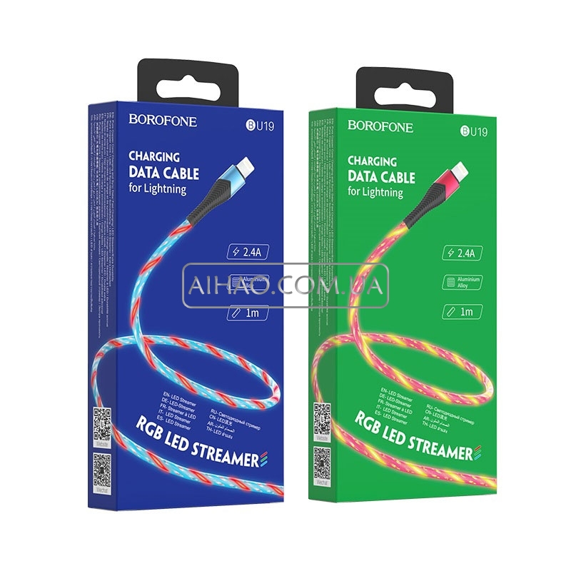 Кабель USB На Lightning Borofone BU19 1 метр