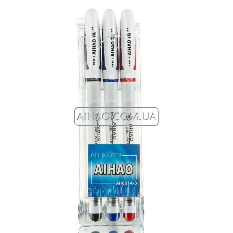 Гелевые ручки AH 801-3