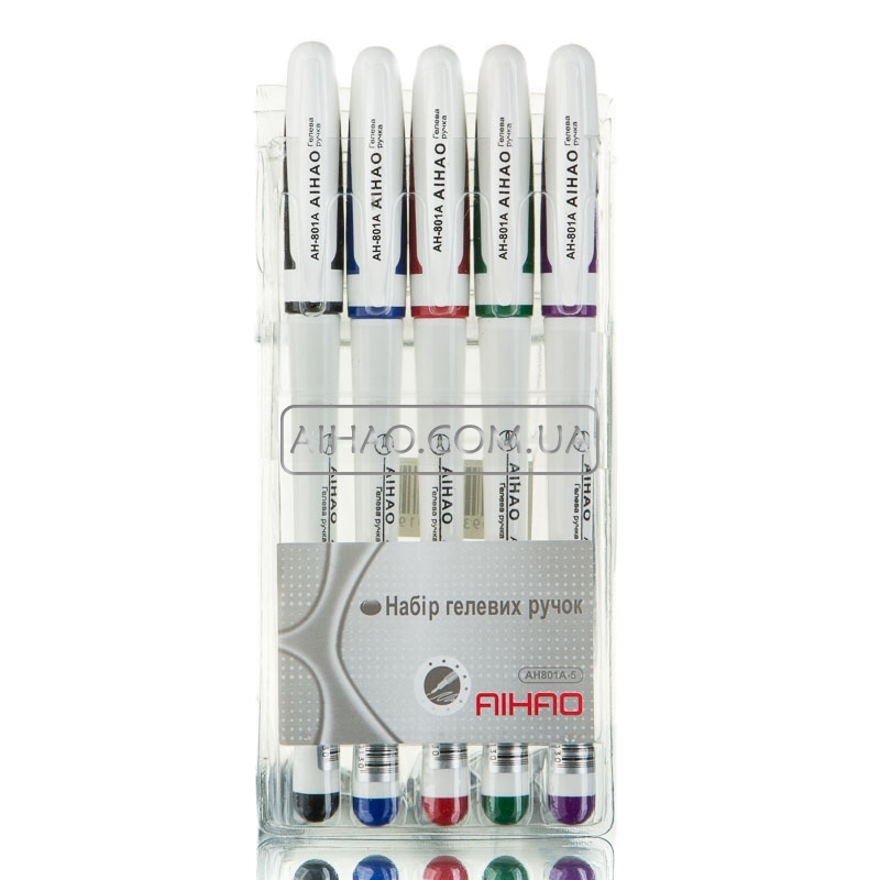 Гелевые ручки AH 801-5