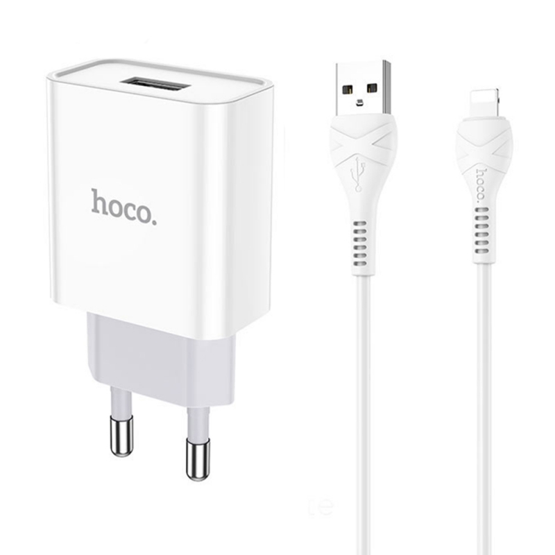 Сетевое зарядное устройство HOCO C81A Lightning