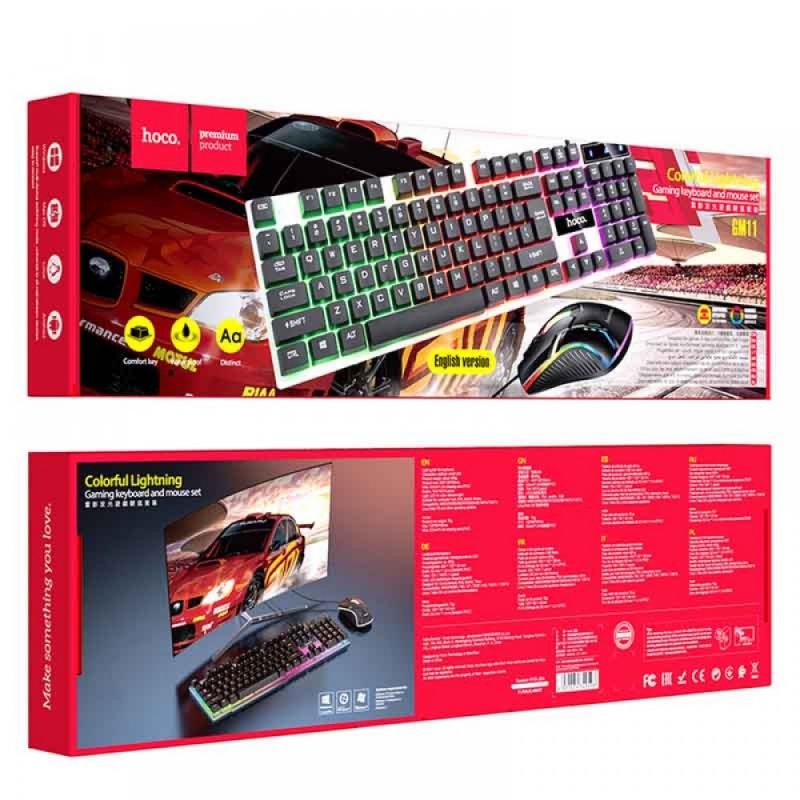 Игровая клавиатура и мышь GM11
