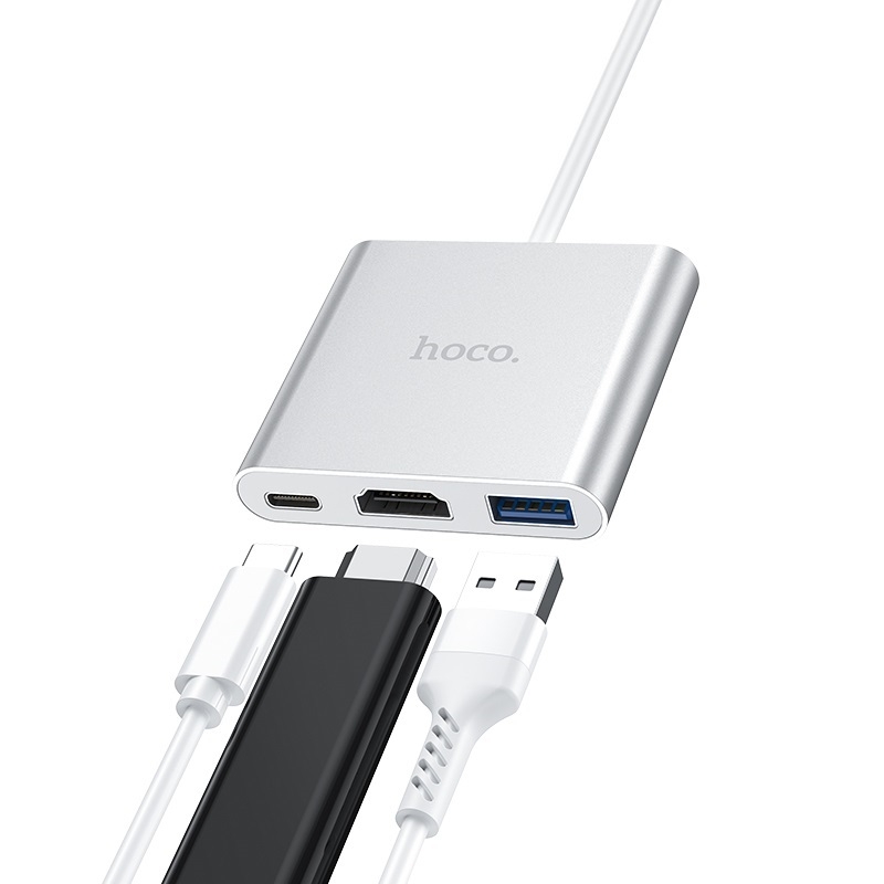 Usb Hub Hoco HB14 (Type-C to USB+HDMI+Type-C)