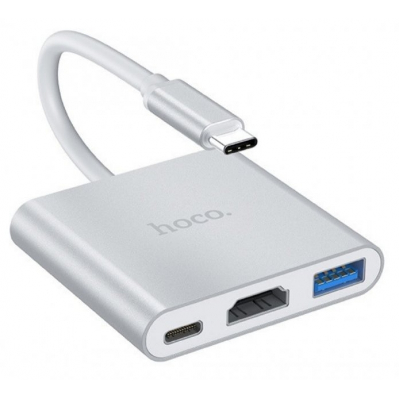 Usb Hub Hoco HB14 (Type-C to USB+HDMI+Type-C)
