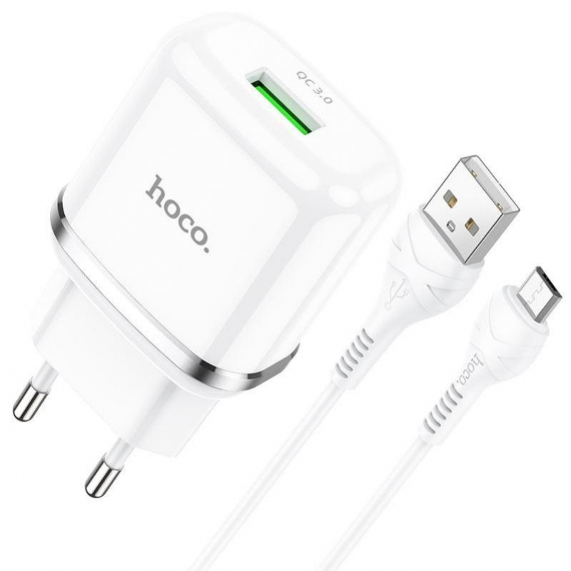 Сетевое зарядное устройство HOCO N3 Micro-USB