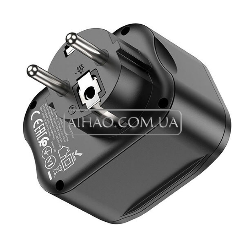 Мережевий зарядний пристрій Hoco NS3 2USB QC3.0 PD20W