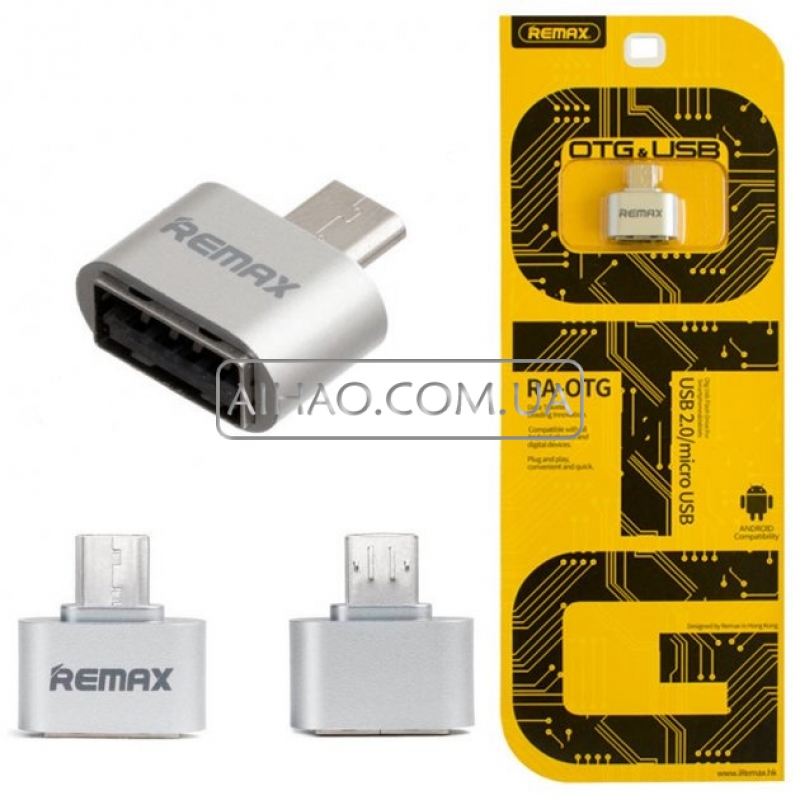Перехідник OTG REMAX RA-OTG USB на Micro-USB