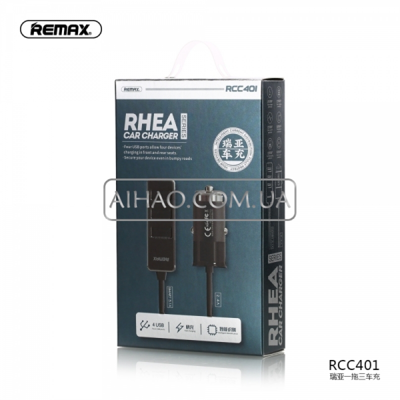 Автомобильное зарядное устройство Remax RCC401