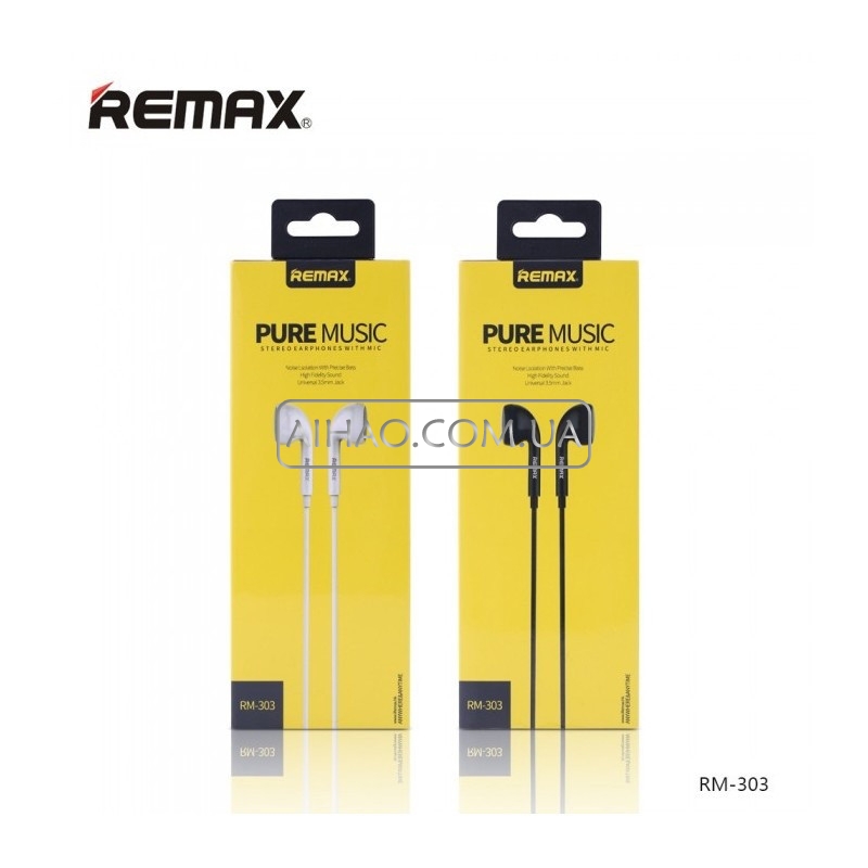 Наушники Remax RM-303 Earphone