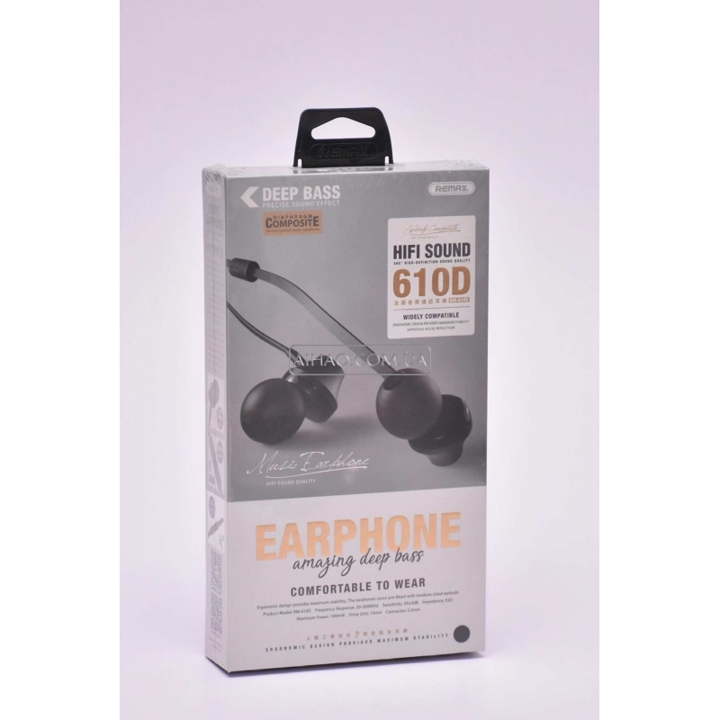 Наушники Remax RM-610 Earphone