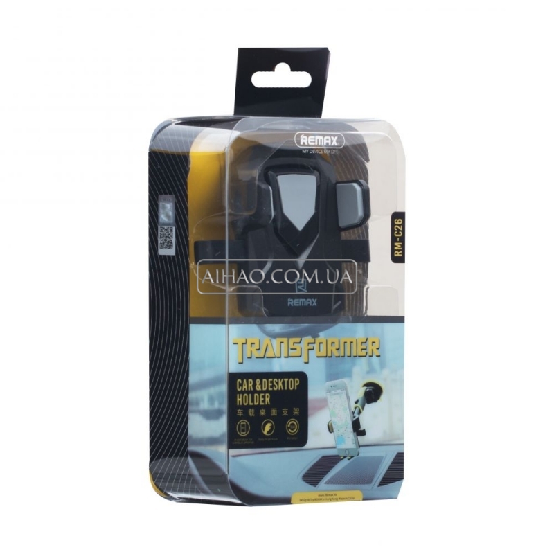 Автодержатель Remax RM-C26 Black Yellow