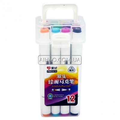 Набор двухсторонних Sketch Marker AH-PM514-12