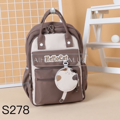 Рюкзак шкільний HELLO CAT 43х30х16 см. Juxianzi S278