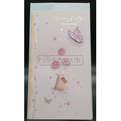 Открытка с конвертом WISH-A1601