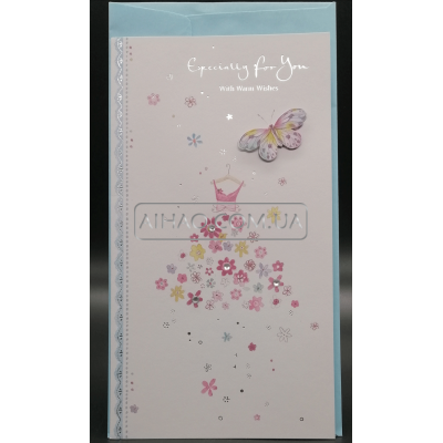 Открытка с конвертом WISH-A1601