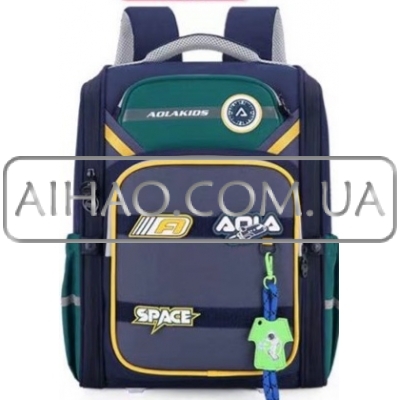 Рюкзак шкільний AOLAKIDS SPACE (41*30*16  СМ) 8946 1-3 клас