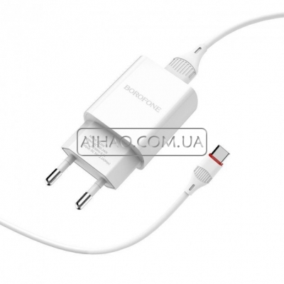Сетевое зарядное устройство Borofone BA20A Type-C