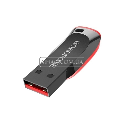 Флеш пам'ять USB Borofone BUD2 USB 2.0 64GB Steel