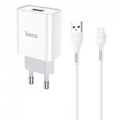 Сетевое зарядное устройство HOCO C81A Micro-USB
