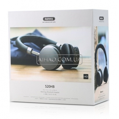 Наушники Bluetooth Remax RB-520HB. Black/White/Bronze