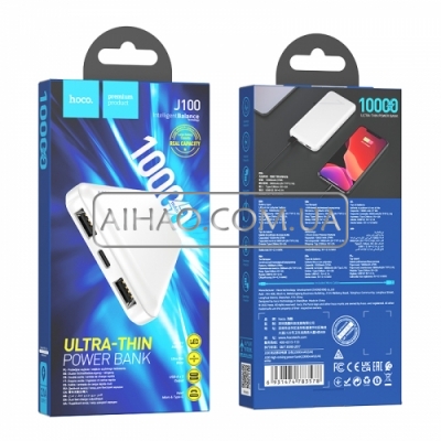 Портативний акумулятор Power Bank Hoco J100 10000Mah