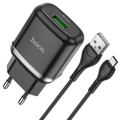 Сетевое зарядное устройство HOCO N3 Micro-USB