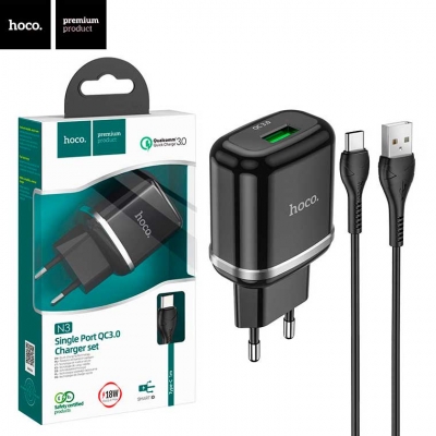 Сетевое зарядное устройство HOCO N3 Type C