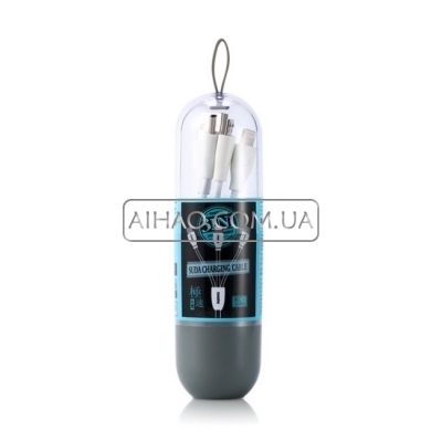 Кабель USB Remax RC-109th 3in1 Type-C, Lightning, Micro-USB
