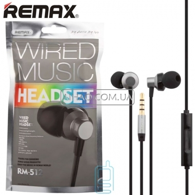 Наушники Remax RM-512 Earphone