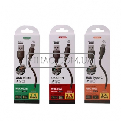 Кабель USB На Lightning WK WDC-092