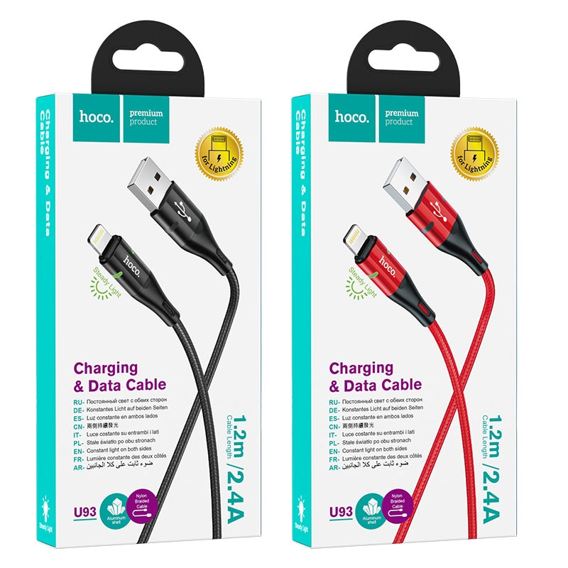 Кабель USB На Lightning HOCO U93