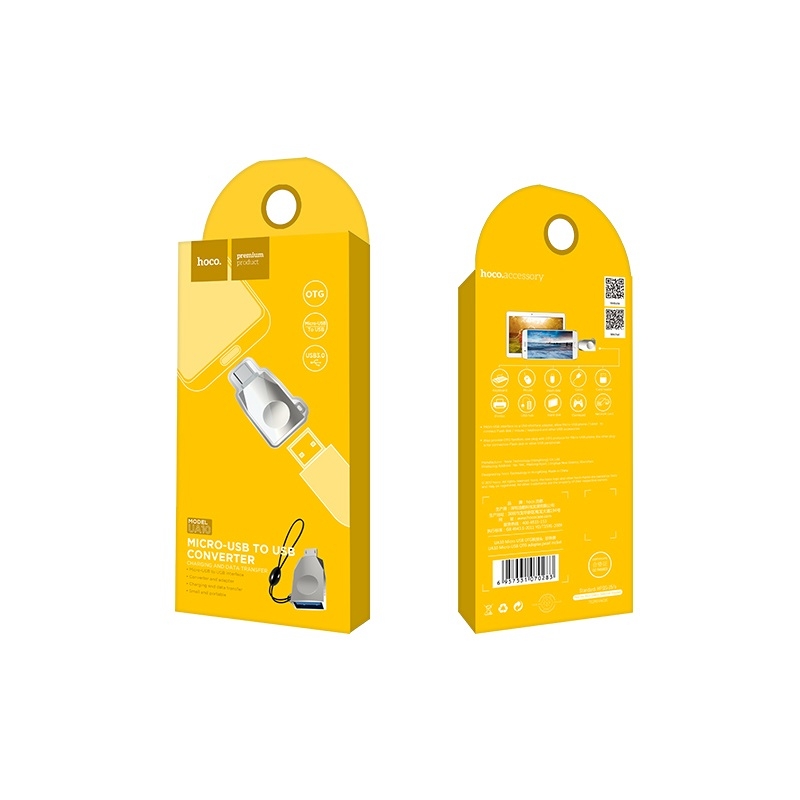 Переходник HOCO UA10 Micro-USB на OTG