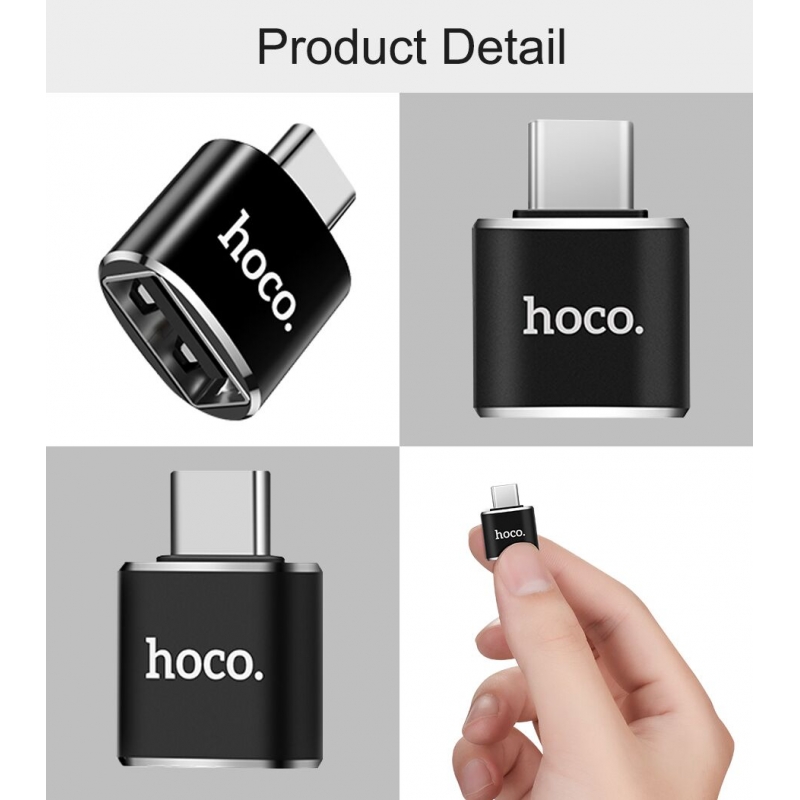 Переходник Hoco UA5 USB Type-C-USB